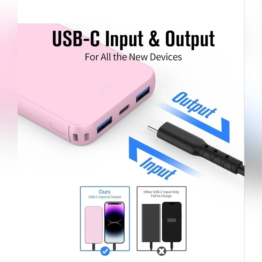 Universal Pink Power Bank